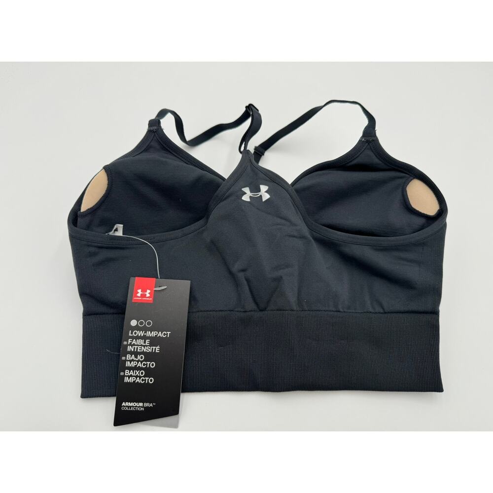 NWT Under Armour UA Women's Sports Bra LARGE - Picture 2 of 2